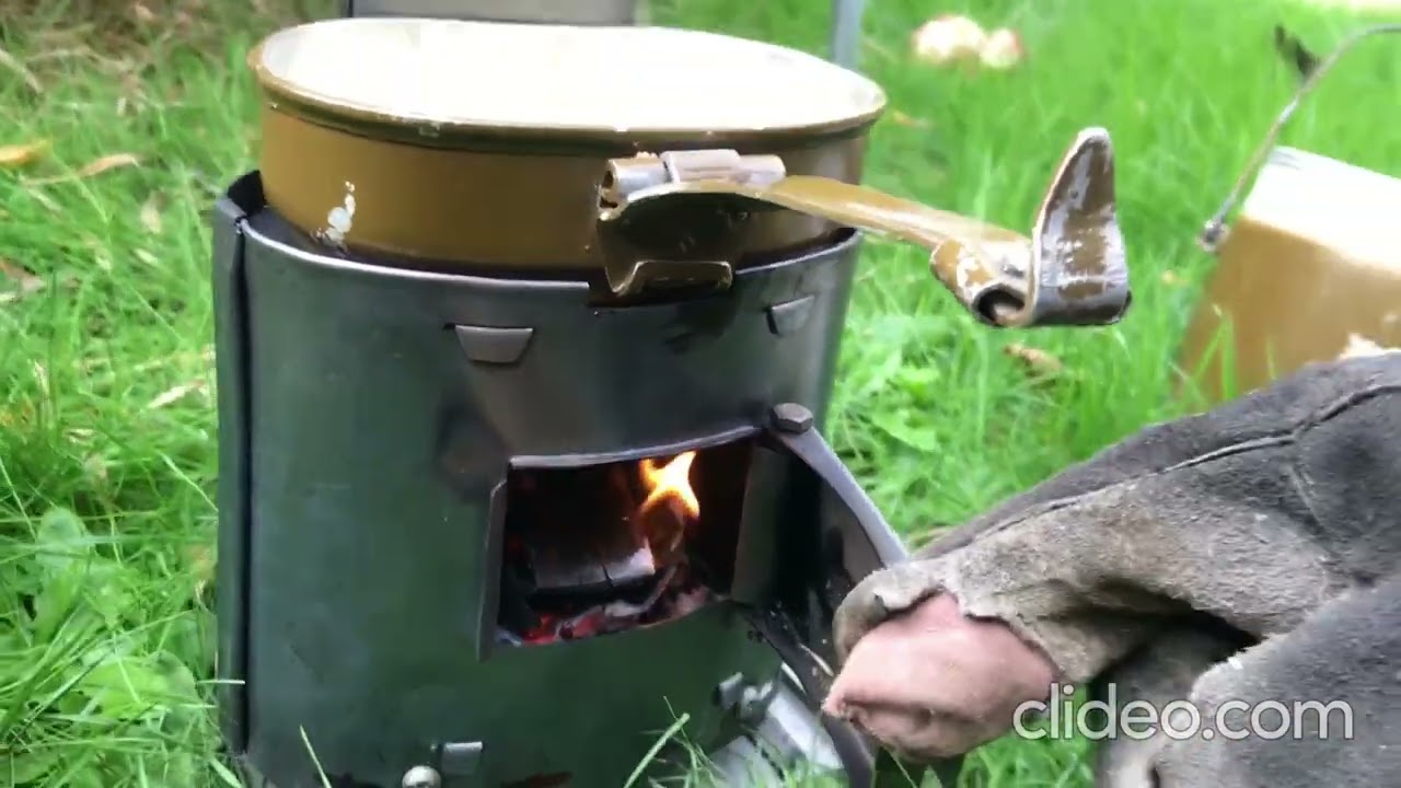 Paplinsky Feld Ofen // Viktor Paplinsky Field Oven - Portable Version. Suitable for Tourism or Army