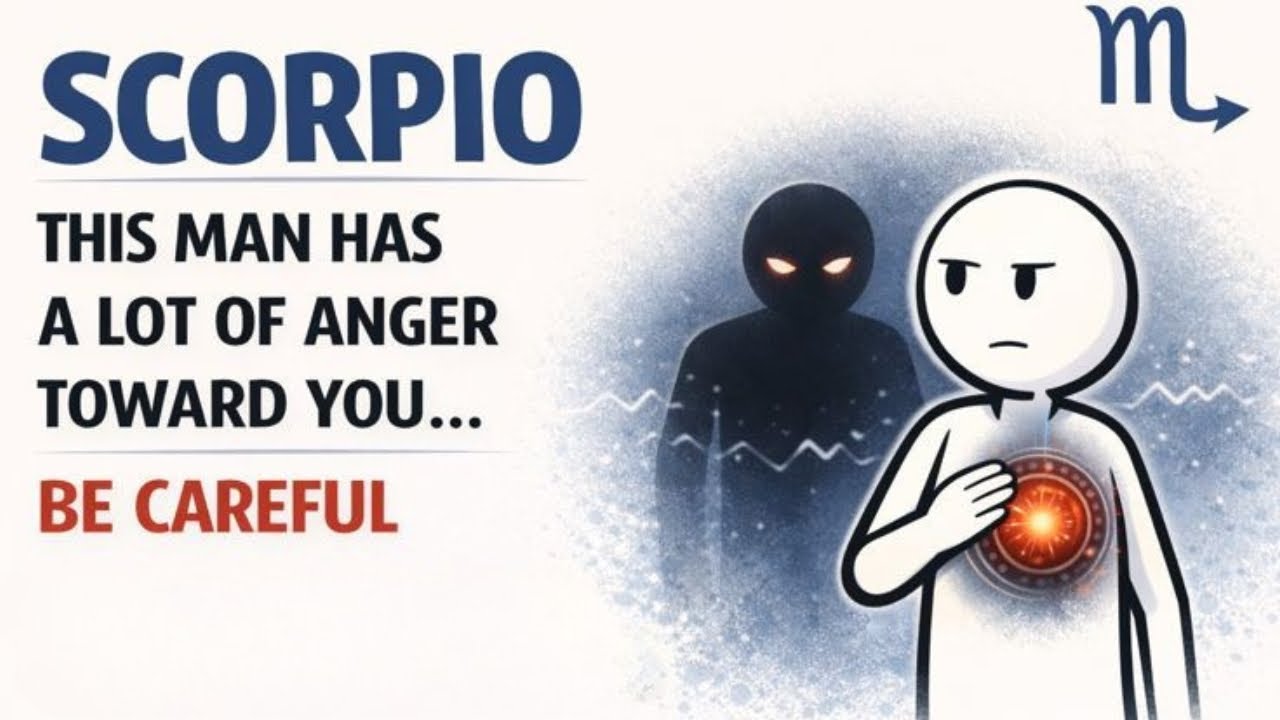 SCORPIO THIS MAN HAS A LOT OF ANGER TOWARD YOU… BE CAREFUL