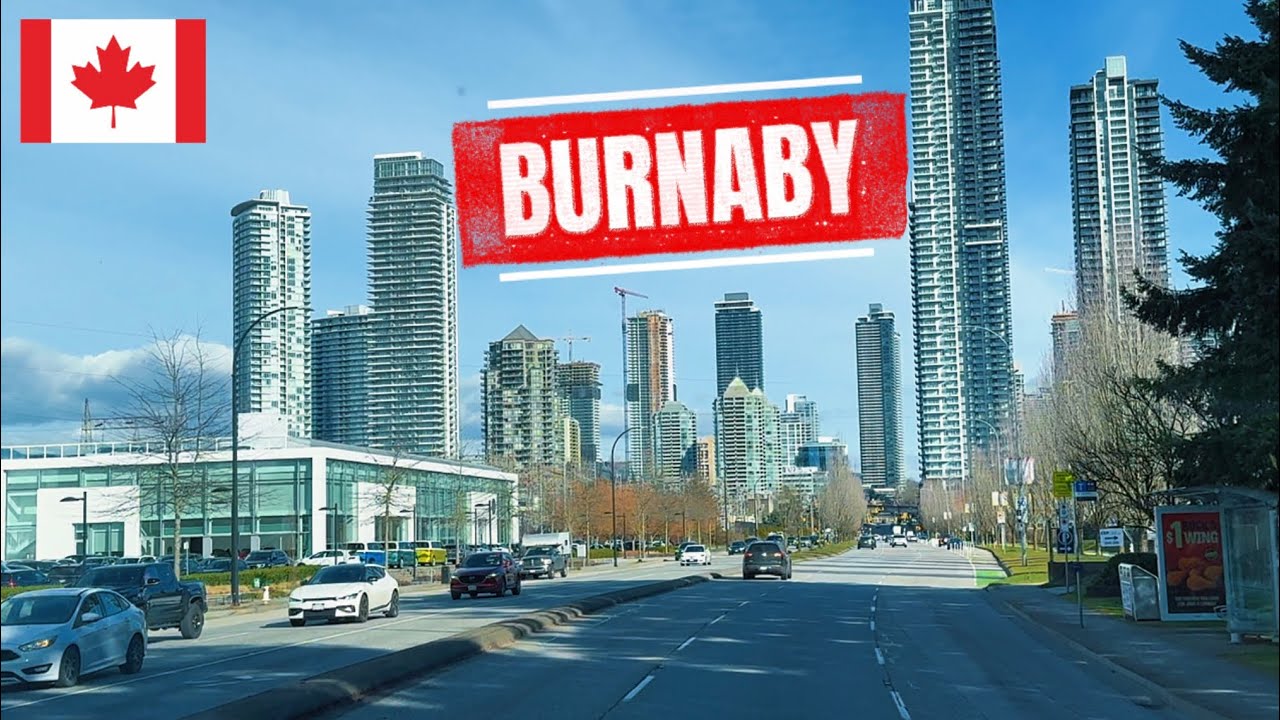 Drive BC 🇨🇦: Burnaby (Lougheed Hwy-Gilmore Ave-Hastings St)