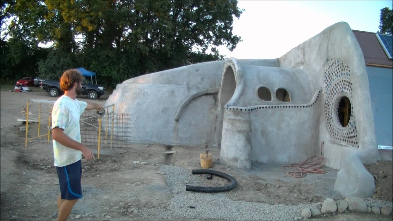Earthship: Drainage in Wet climate