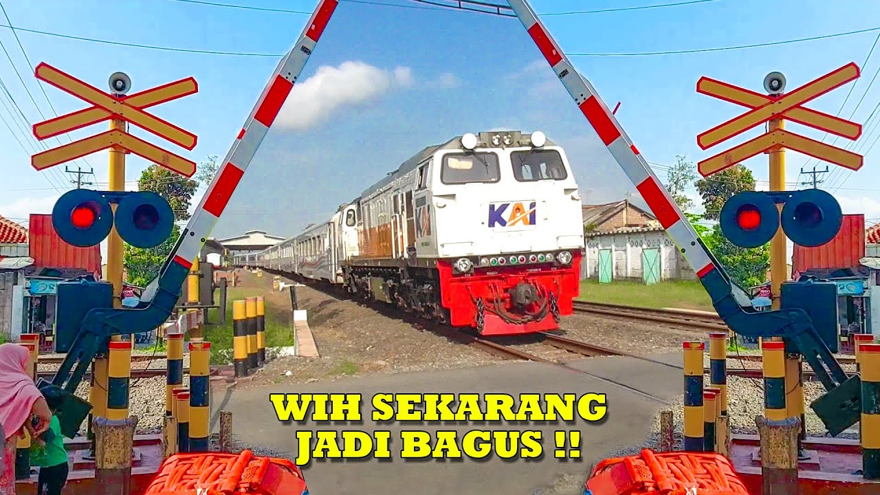 FANTASTIS !! UPDATE Palang Perlintasan Kereta Api JPL 531 Puring, Jawa Tengah !!