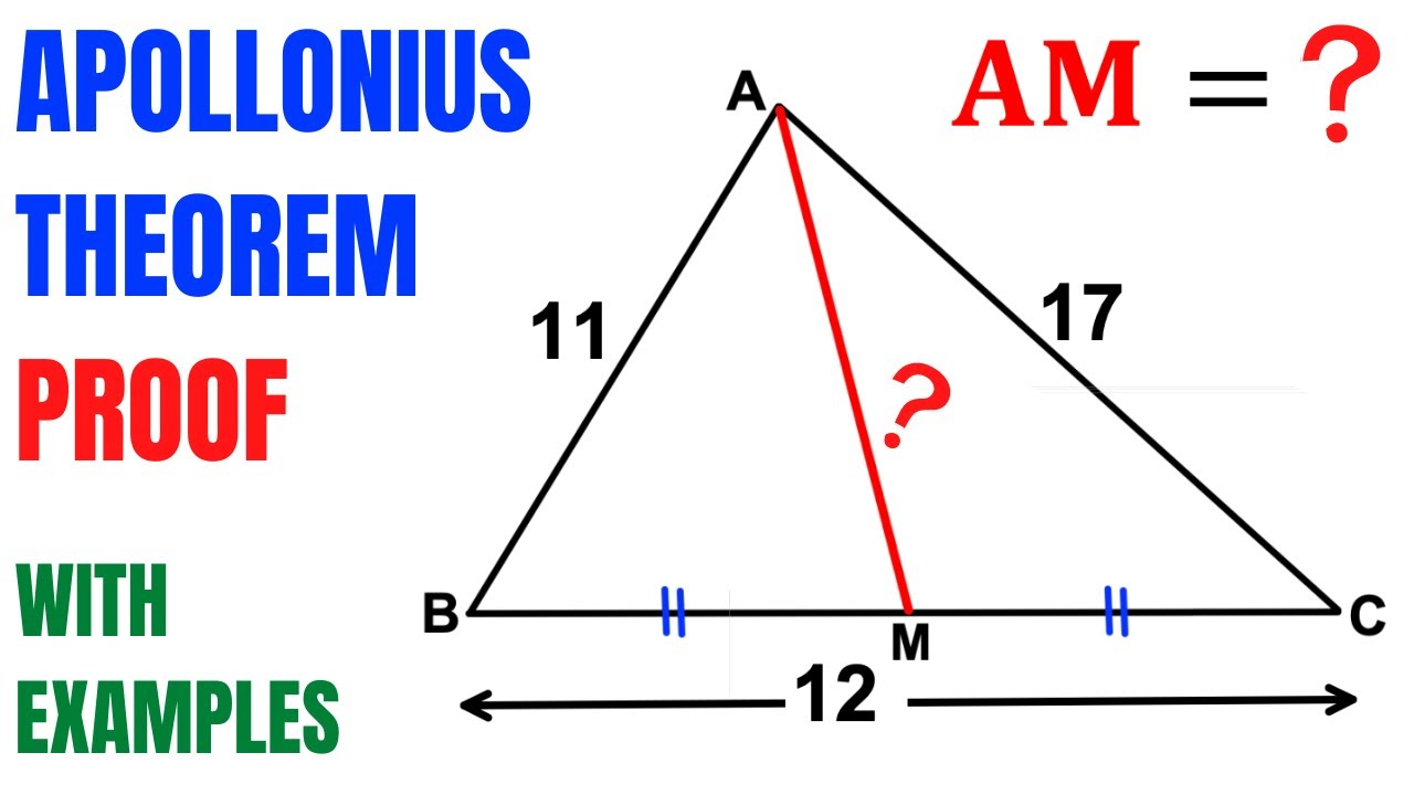 Что такое теорема Аполлония? Насколько она полезна? | Доказательство с примерами | Пошаговое объя...