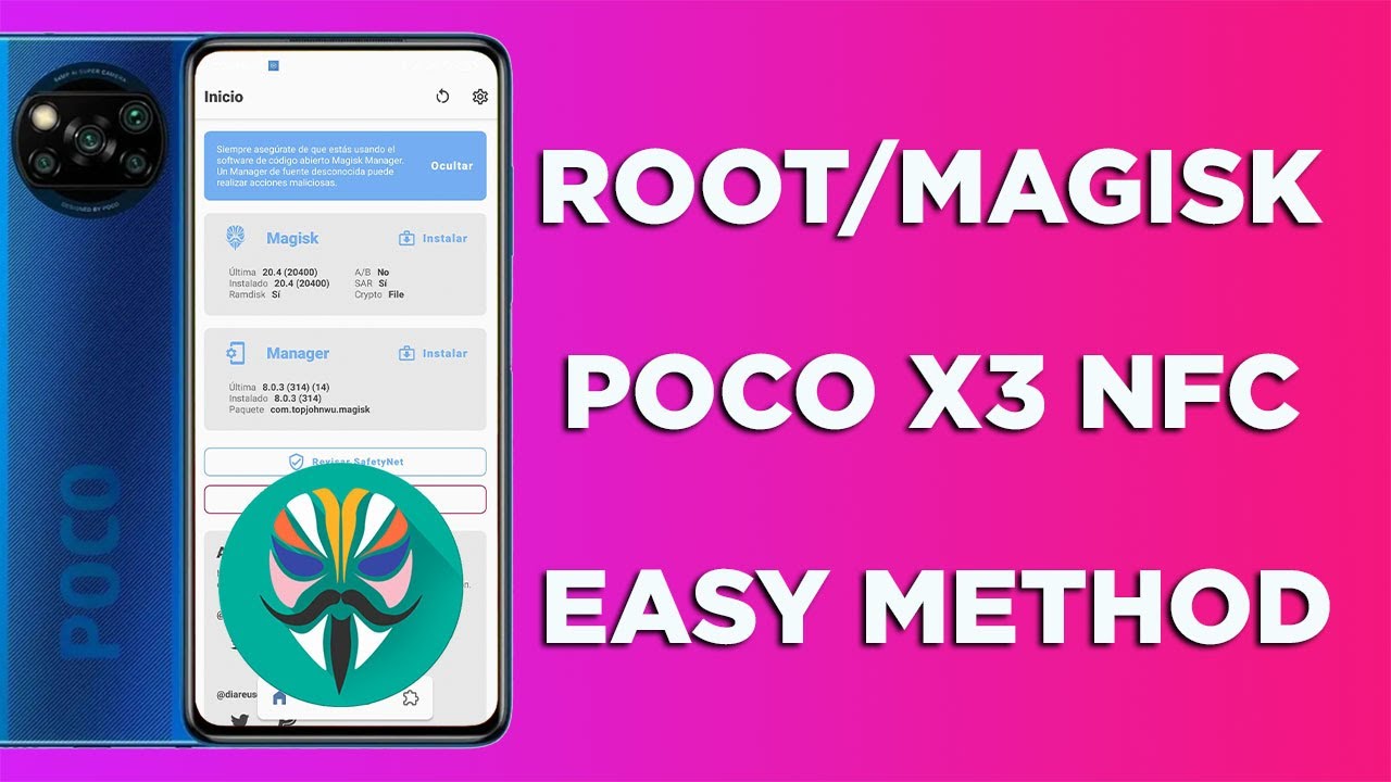 ROOT POCO X3 NFC MAGISK