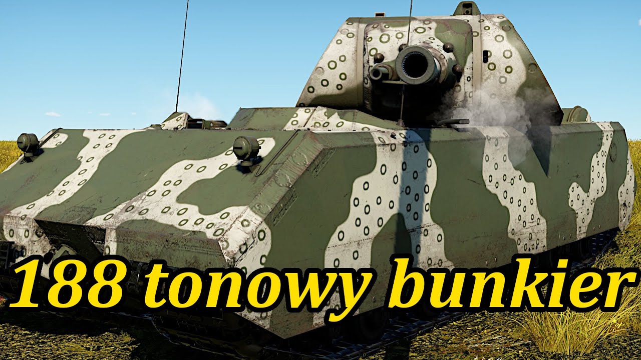 188 tonowy bunkier lądowy | Panzerkampfwagen VIII Maus