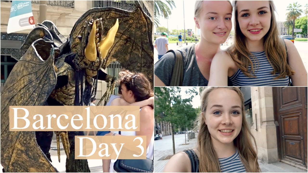 LEVENDE STANDBEELDEN OP LA RAMBLA | Barcelona VLOG #3
