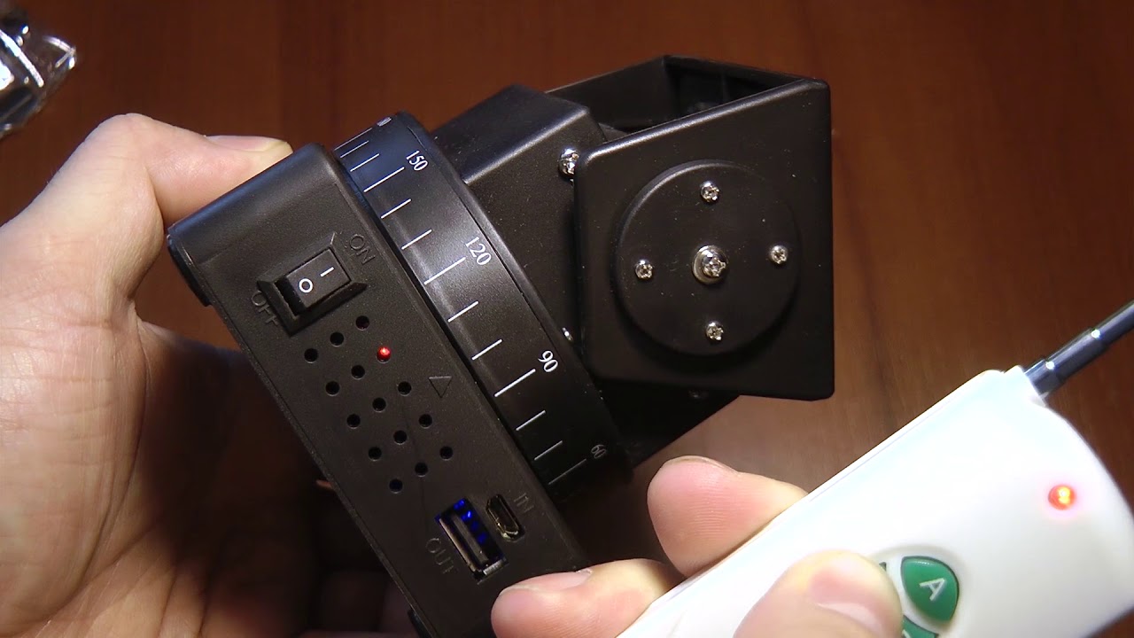 YT-260 Remote Control Motorized Pan Tilt Head for Camera