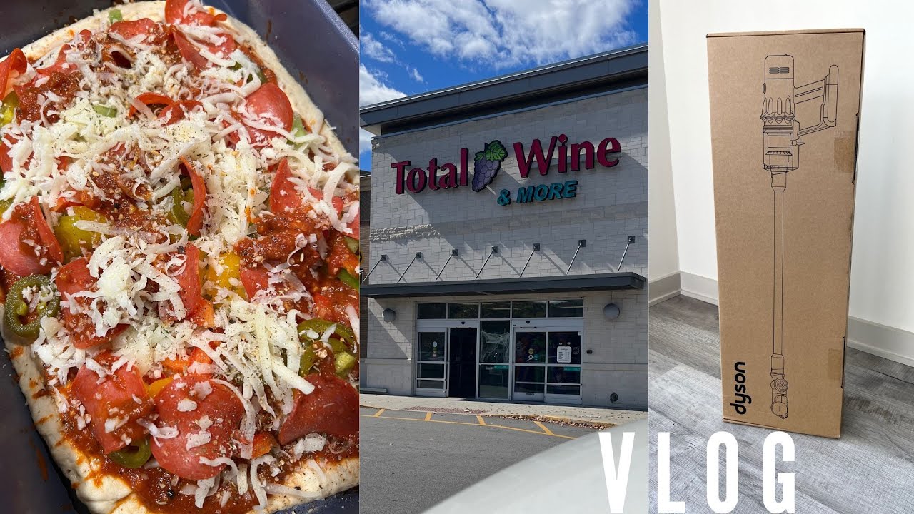 HWS VLOG|NEW DYSON V12|WINE SHOPPING IS MY FAV| MY SIGNATURE HOME MADE PIZZA RECIPE|CANDLE SHOPPING!