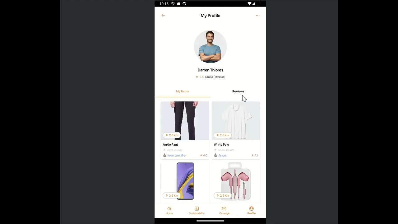 Eco Swap App - Android Studio.