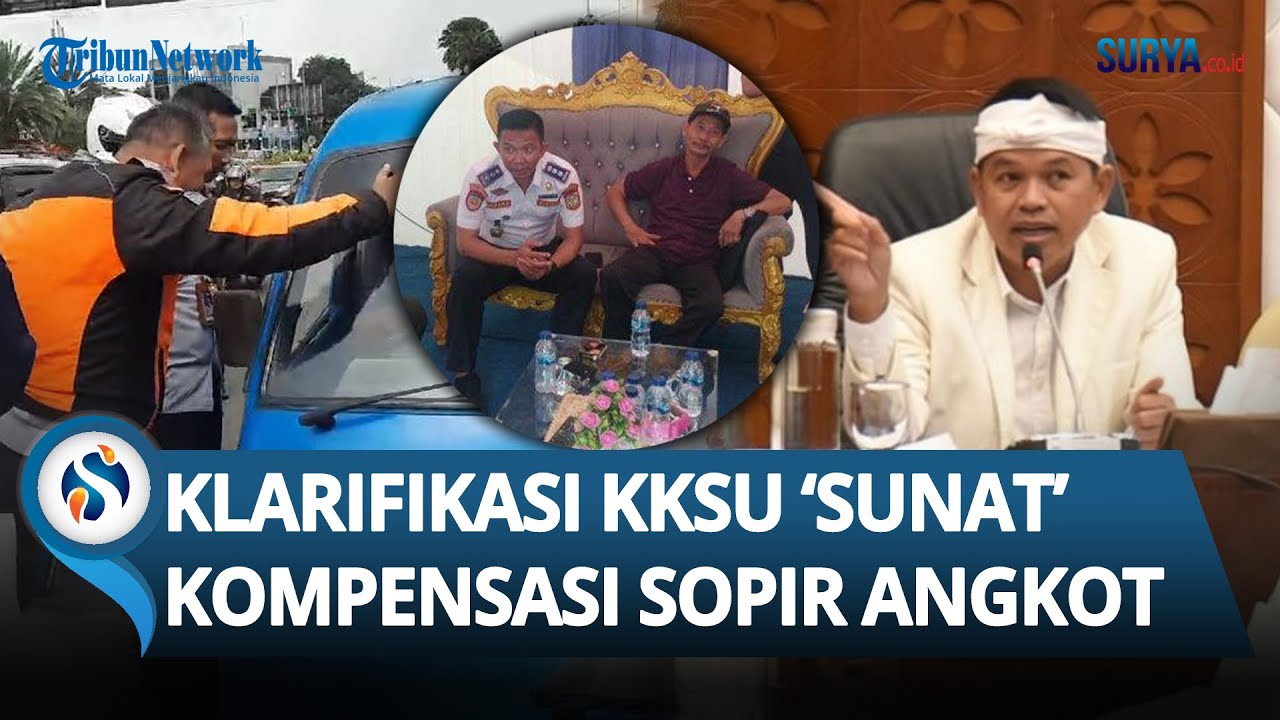 AKHIRNYA MUNCUL! Oknum KKSU yang 'Sunat' Bantuan Sopir Angkot Klarifikasi seusai DISOMASI Kang Dedi