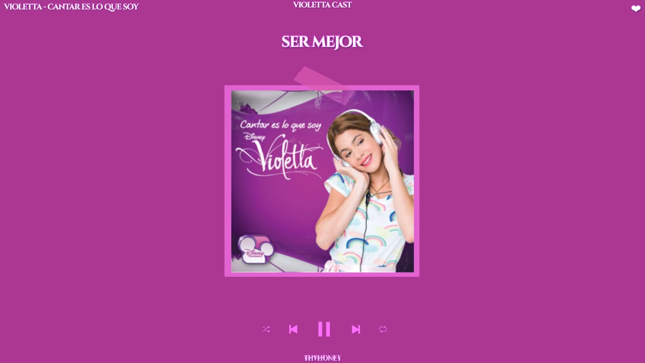 violetta - ser mejor (sped up + reverb)