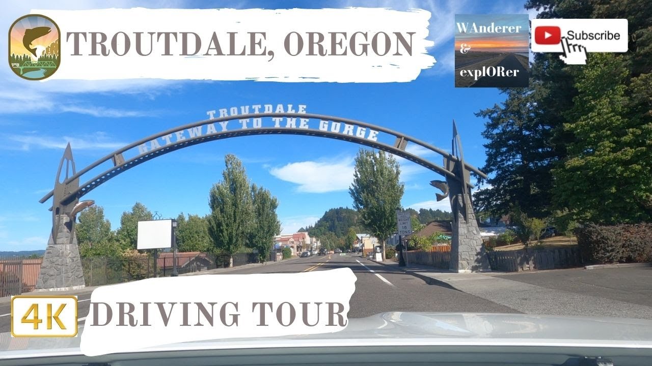 Troutdale, Oregon | 4K 🚘 Driving Tour