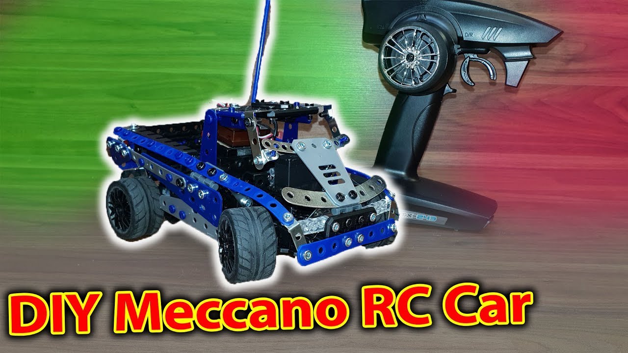 We made this Meccano Car RC and it's Stupidly Fast!!!