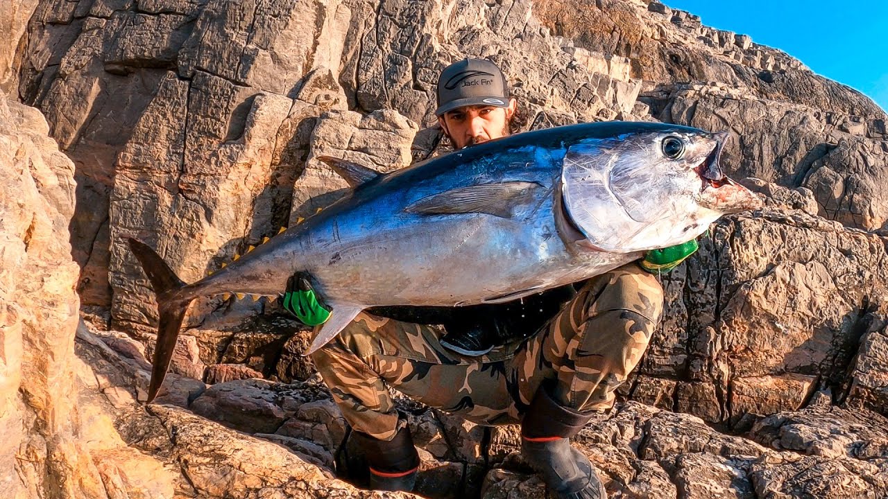 TONNO ROSSO da RIVA con attrezzatura da SHORE JIGGING - SOLO -