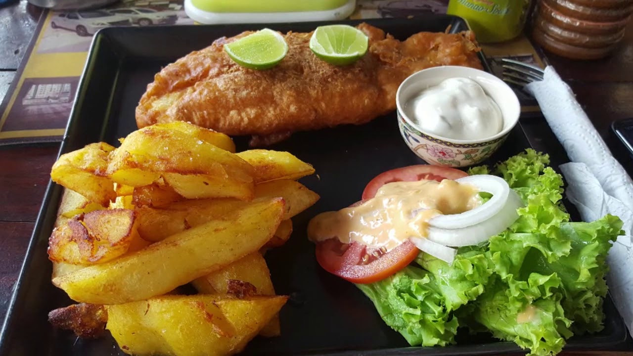 Friday Fish N Chips @ The Soi 6 Corner Bar Pattaya .วันศุกร์ ปลา เงิน  พัทยา Thailand #fishfriday TV