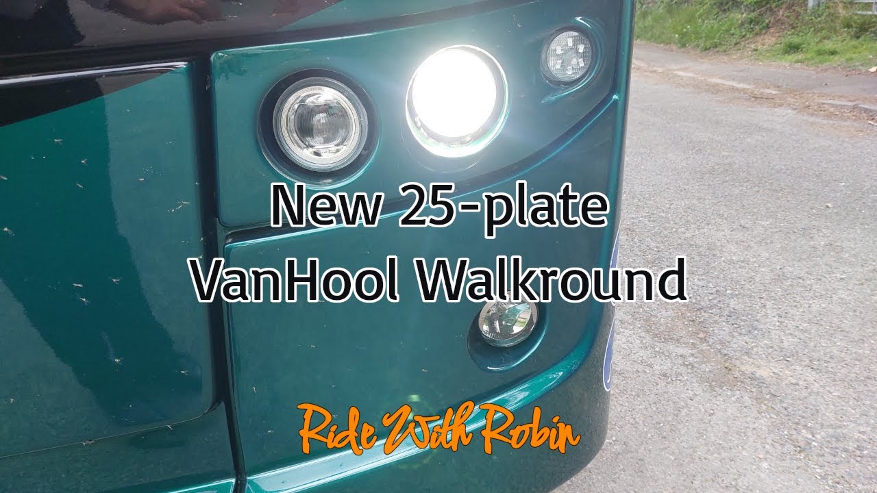 Brand new 25-plate VanHool walkround