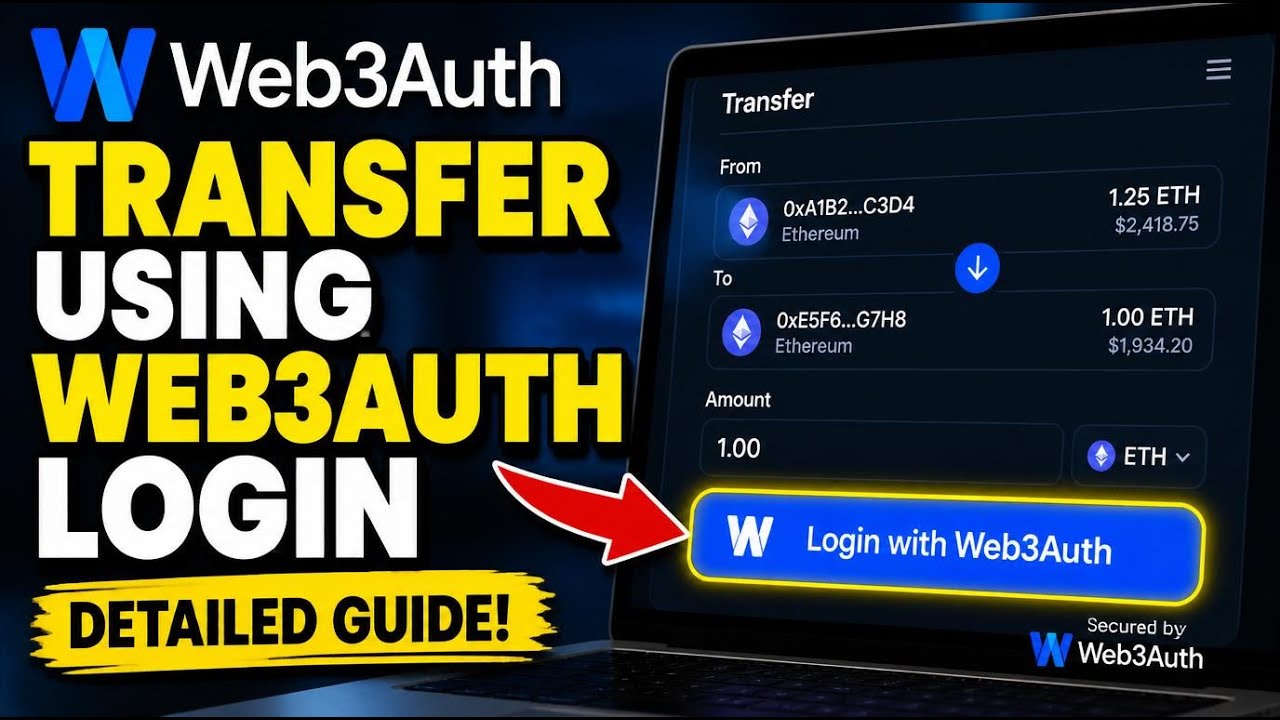 How to transfer using Web3Auth login for wallets - Detailed Guide