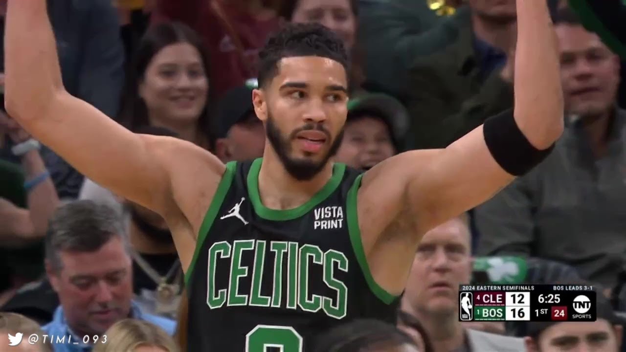 Jayson Tatum R2G5 Highlights vs Cleveland Cavaliers (25 pts, 10 reb, 9 ast) | 2024 NBA Playoffs