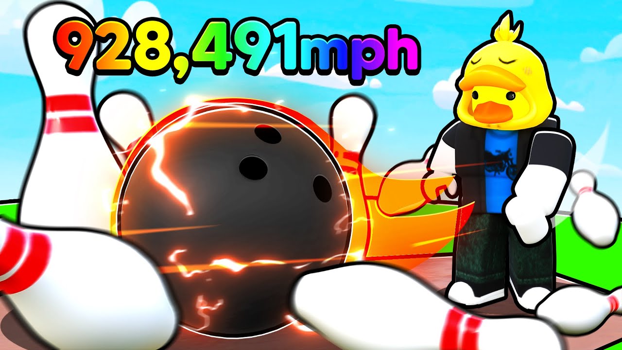 I Upgraded from Noob to GOD Bowler in Roblox Bowling Simulator!