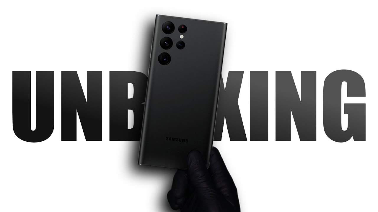 Samsung Galaxy S22 Ultra - ASMR Unboxing