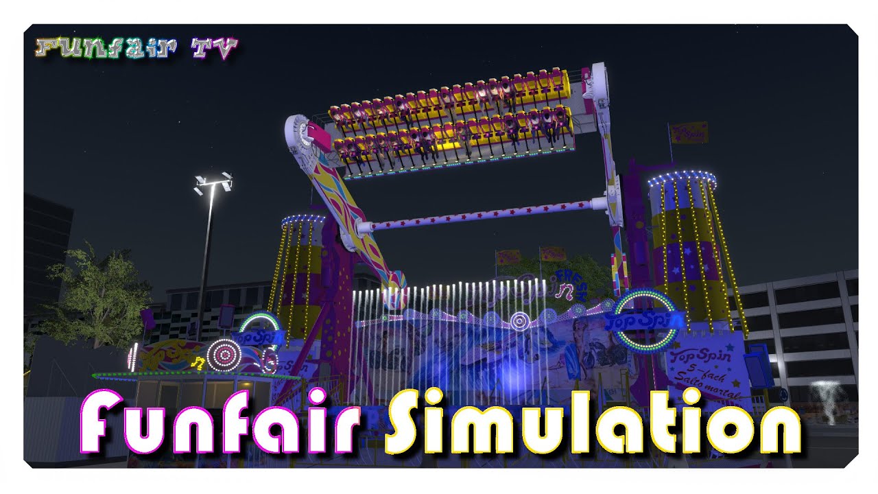 Funfair Simulation #30 || TOP SPIN fresh || by @Digital Rides