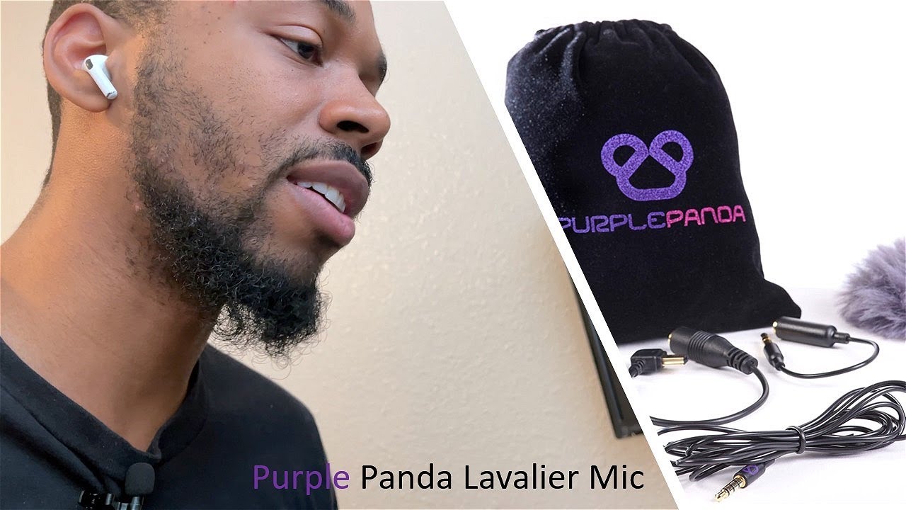 Next Level Audio!!!!!(Purple Panda Lavalier Mic Unboxing and Audio Test)