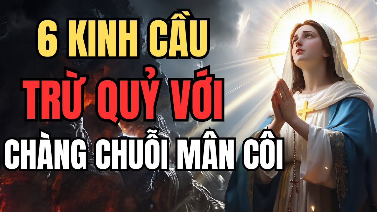 6 kinh cầu để trừ quỷ với chuỗi chàng mân côi