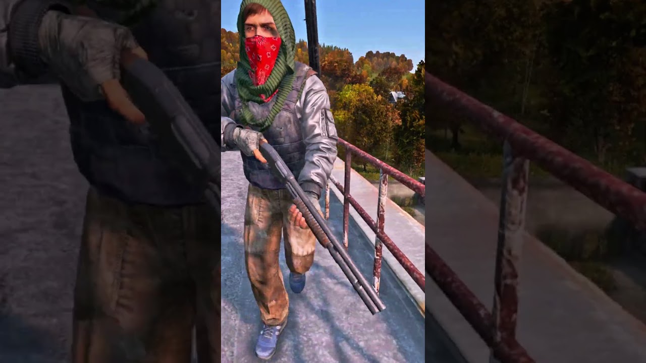 man lying in wait at the police station #dayz #dayzhighskill #shorts
