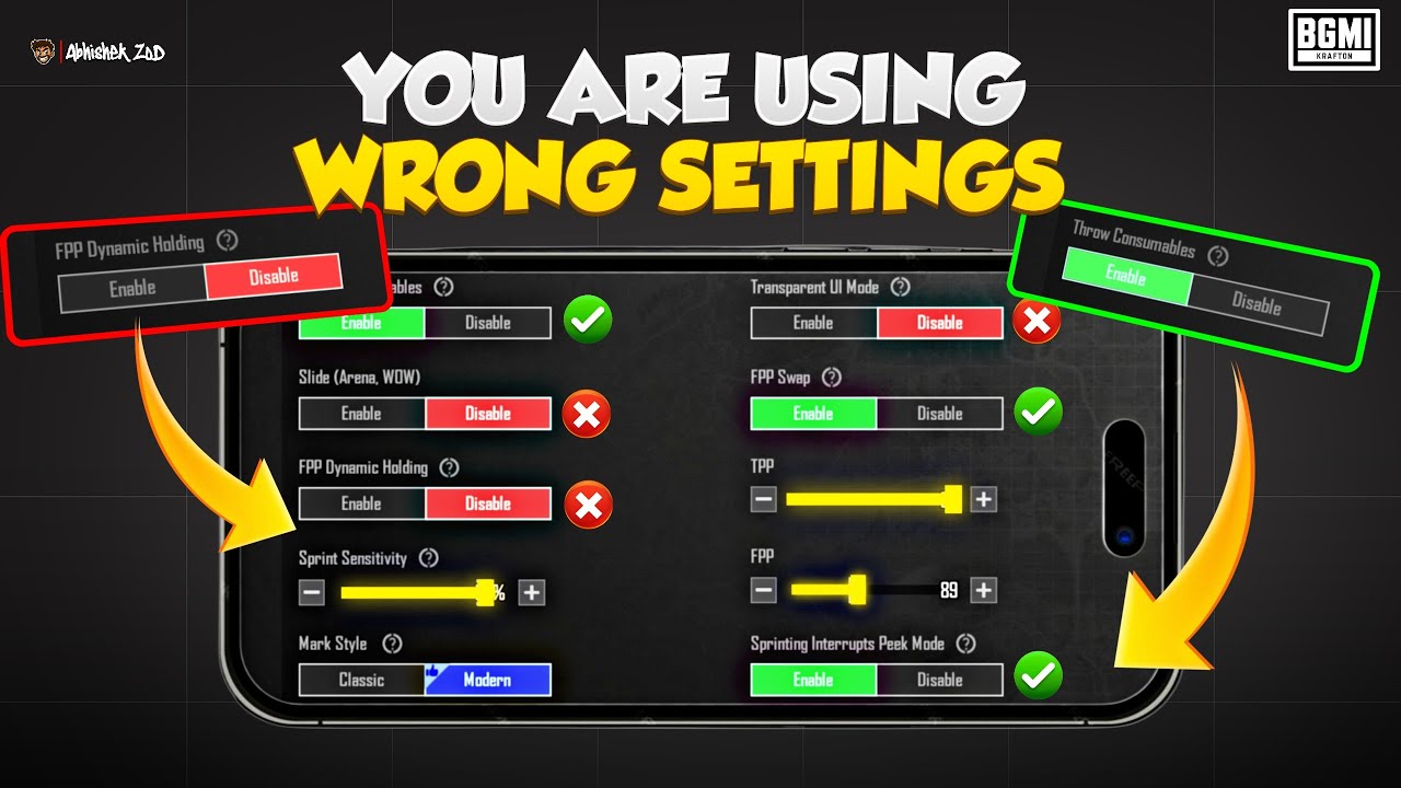 BGMI All New Besic & Advance Settings | Controls | Perfect BGMI Settings Guide | BGMI / PUBG MOBILE🎯