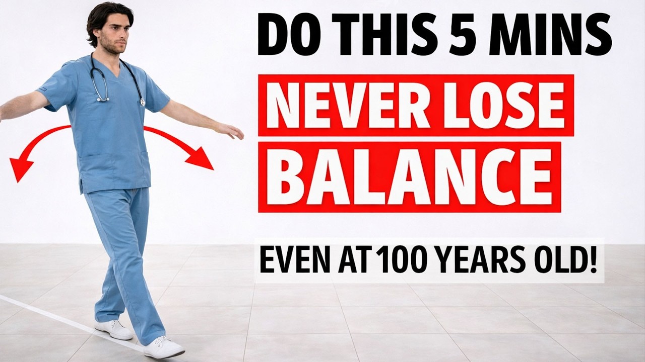Do This for 5 Minutes — and NEVER Lose Your Balance! Even at 90! | Senior Health Podcast