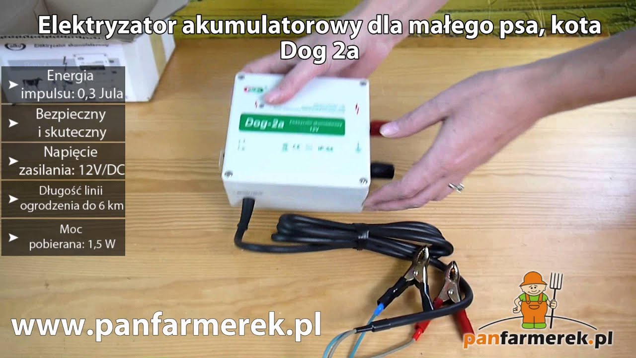 Elektryczny pastuch dla psa - niewidoczne ogrodzenie! Pastuch Dog 2a od www.panfarmerek.pl