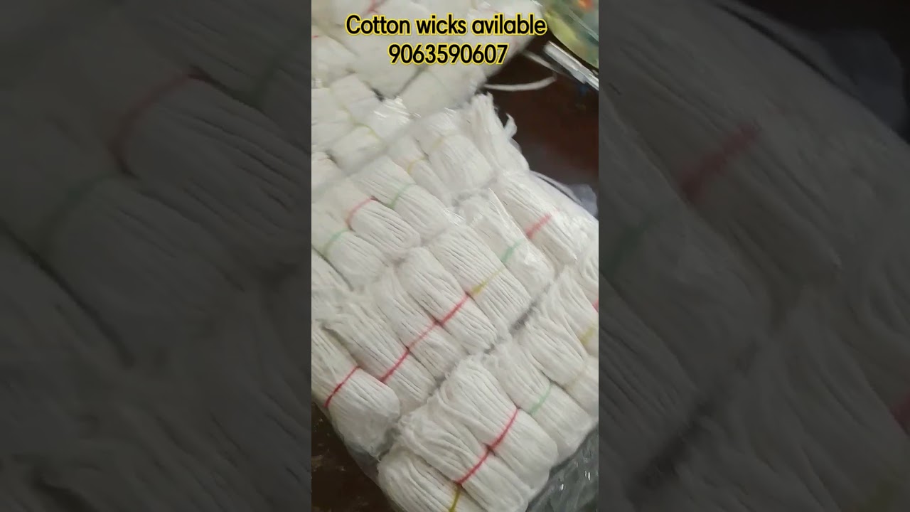 Long cotton wicks available 9063590707