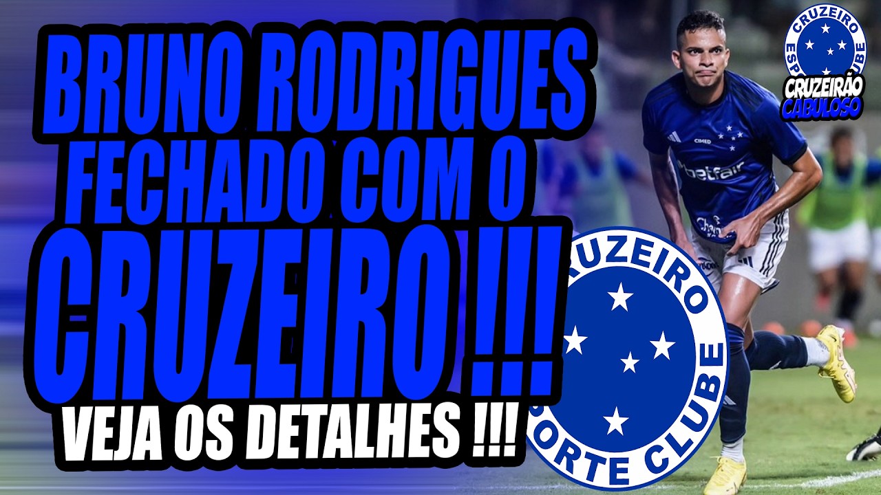 Cruzeiro se acerta com Palmeiras e fecha retorno do atacante Bruno Rodrigues