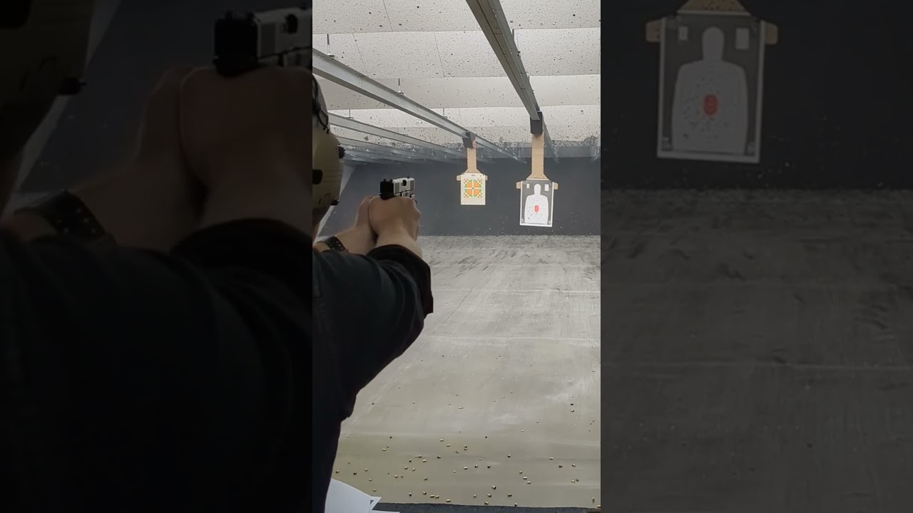 Glock 17 G5 9mm at the Range #Glock #9mm #Gun #Shooting #Firing #Glock17 #Glock17G5 #Glock17Gen5
