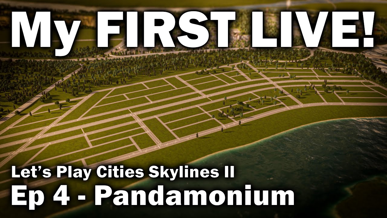🔴 My FIRST LIVE! Expanding our City! | VOD | Pandamonium - Ep 4 Recording | Cities Skylines 2
