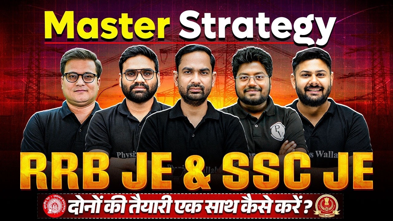 RRB JE 2026 & SSC JE 2026 Preparation Strategy | Complete Study Plan to Crack Both Exams