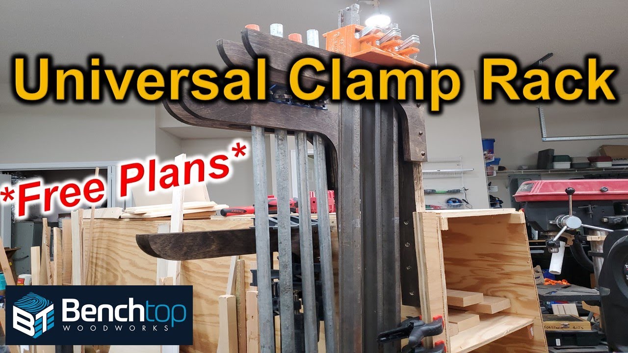 Clamp Rack // FREE PLANS // Strong and Simple // Quick & Versatile / EP61