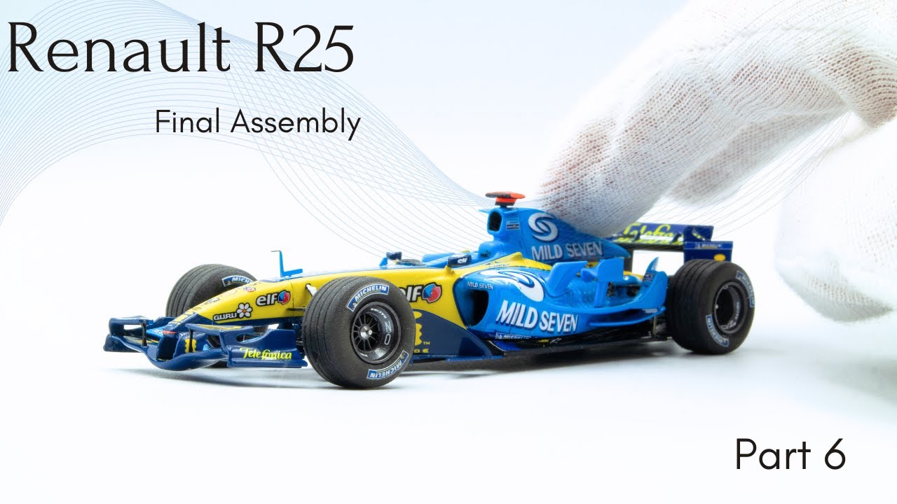 Renault R25 Tameo 1/43 Scale Model - Part 6. Final Assembly