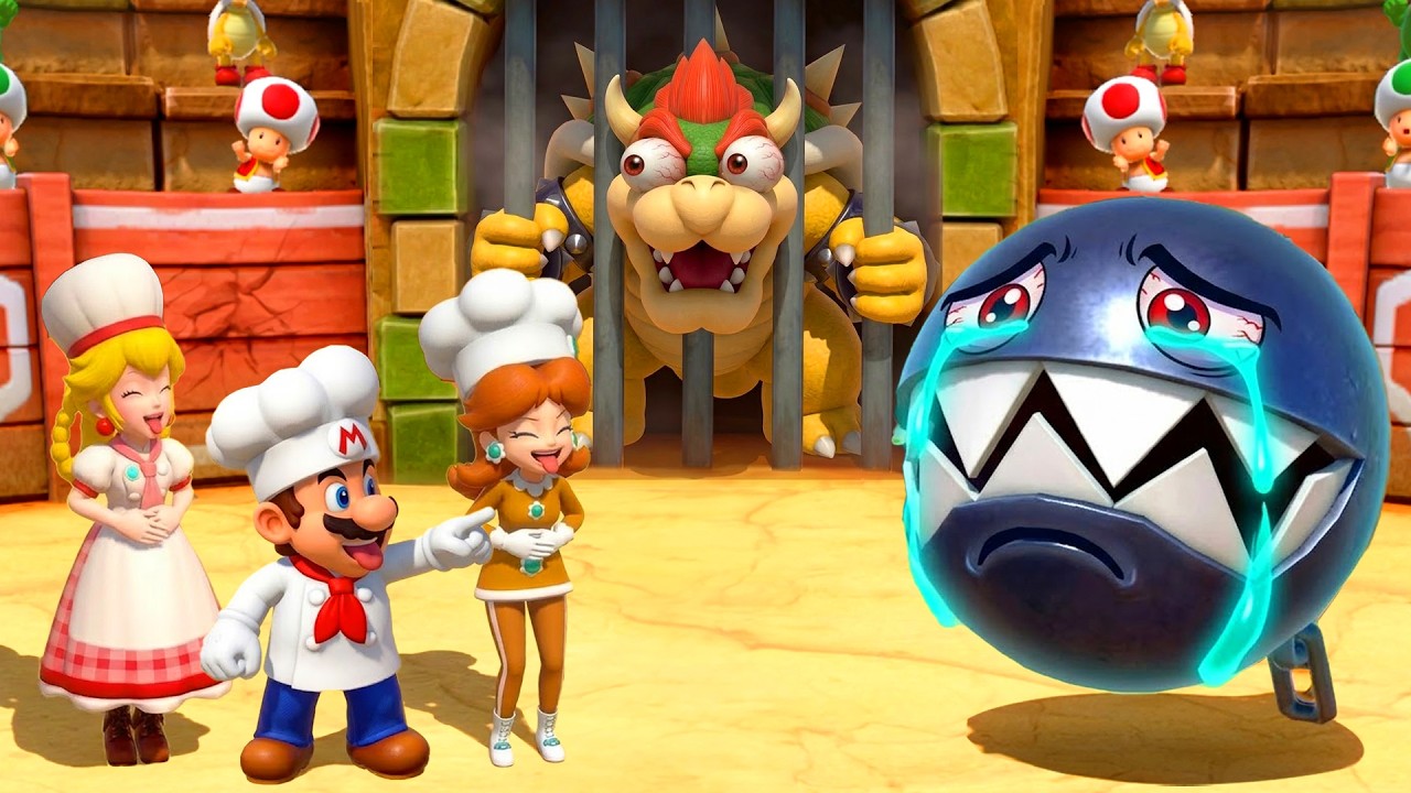 【マリオパーティシリーズ】 クッパ＆クッパJr. ミニゲーム全集！ピーチ Vs マリオ Vs デイジー Vs ルイージ