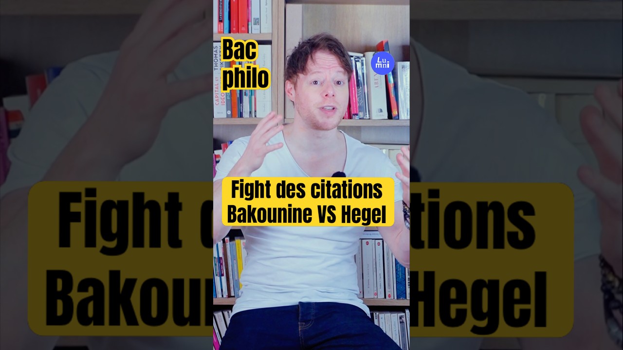 Bac philo : fight de citations Bakounine vs Hegel, avec 