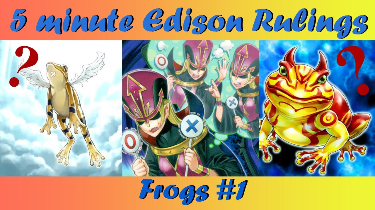 5 Minute Edison Rulings | Frogs #1