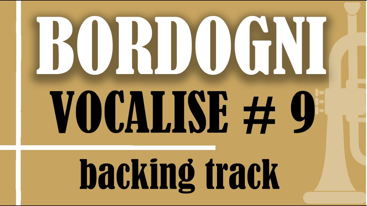 Bordogni - Vocalise #9 (Backing Track)