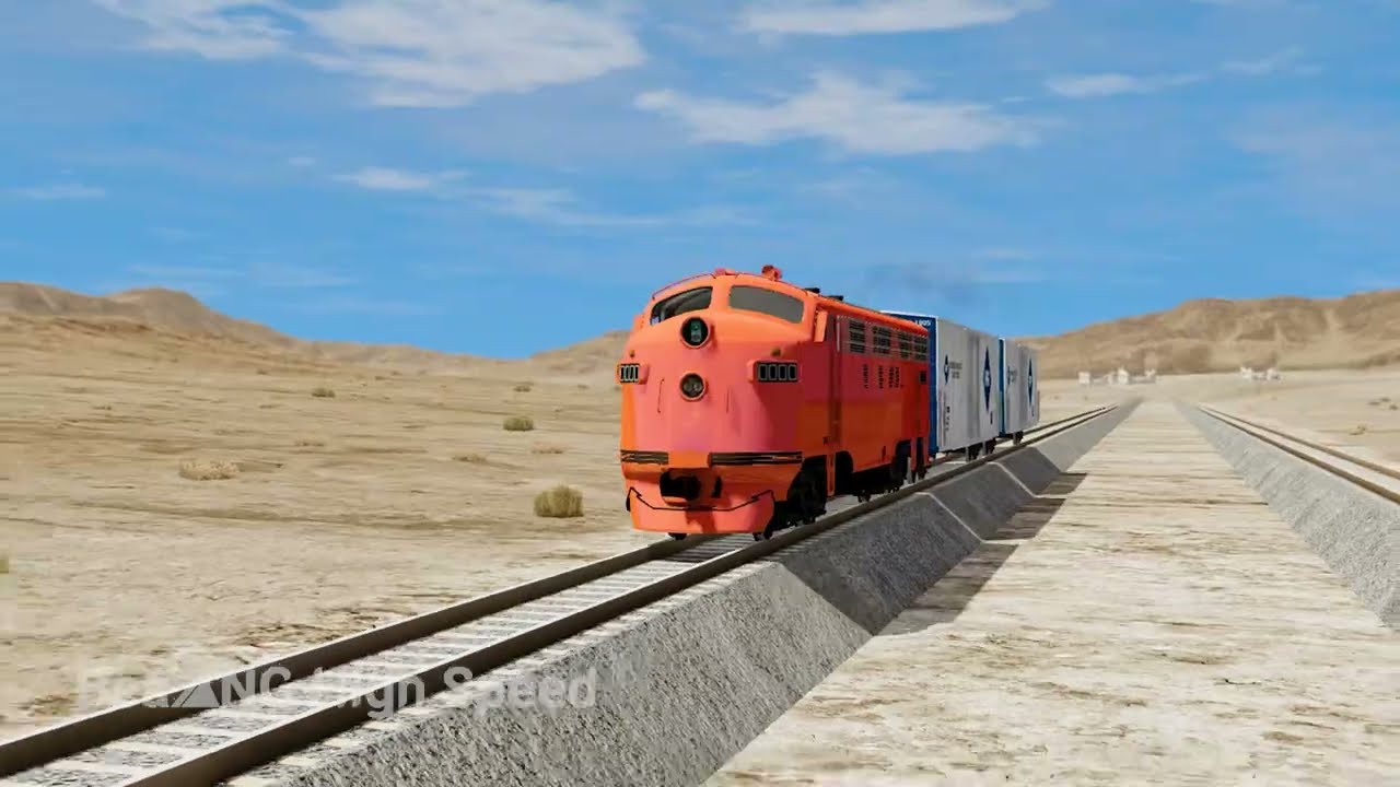 Epic Trains vs Dangerous Tunnel Crashes #32 &ndash; BeamNG.drive | BeamNG High Speed