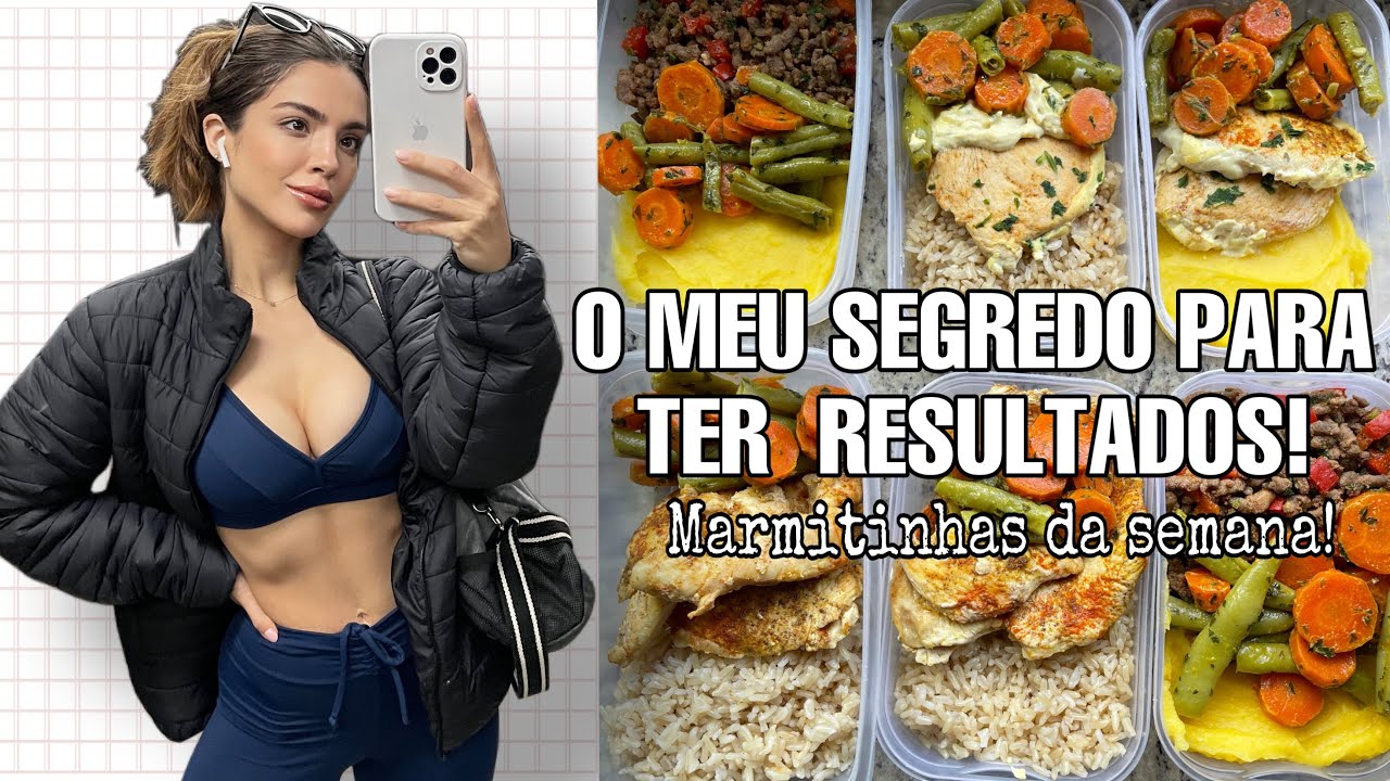 MARMITAS DA SEMANA EM 1 HORA!
