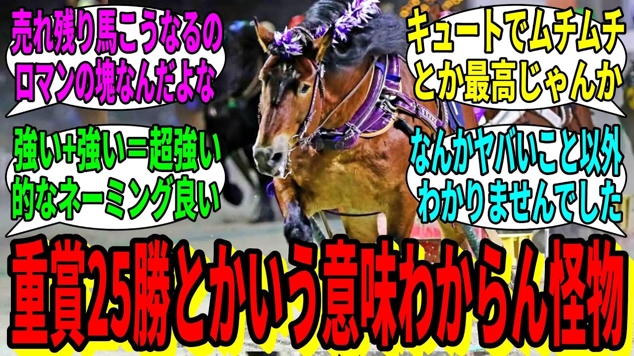 【競馬の反応集】「ばんえいのボブサップです、通してください」に対する視聴者の反応集