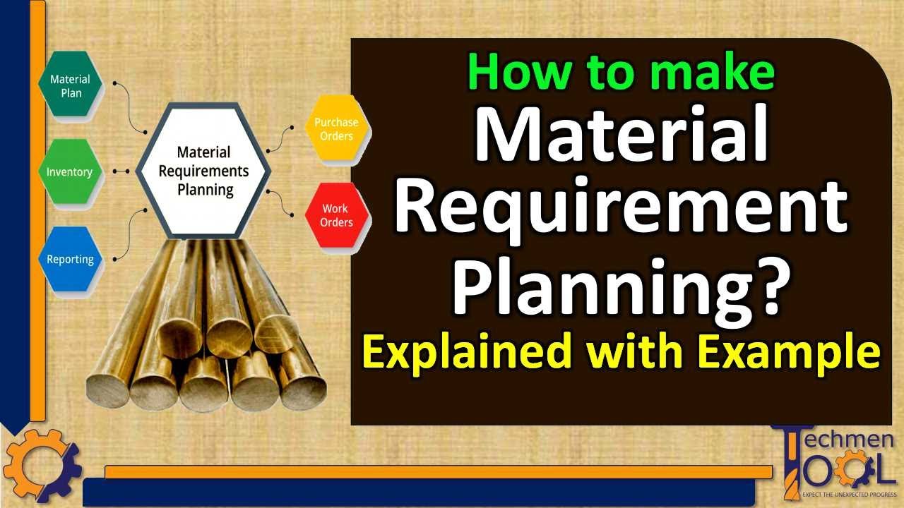 How to make Material Requirement Planning? | PPC | Raw Material Planning | Explained with example