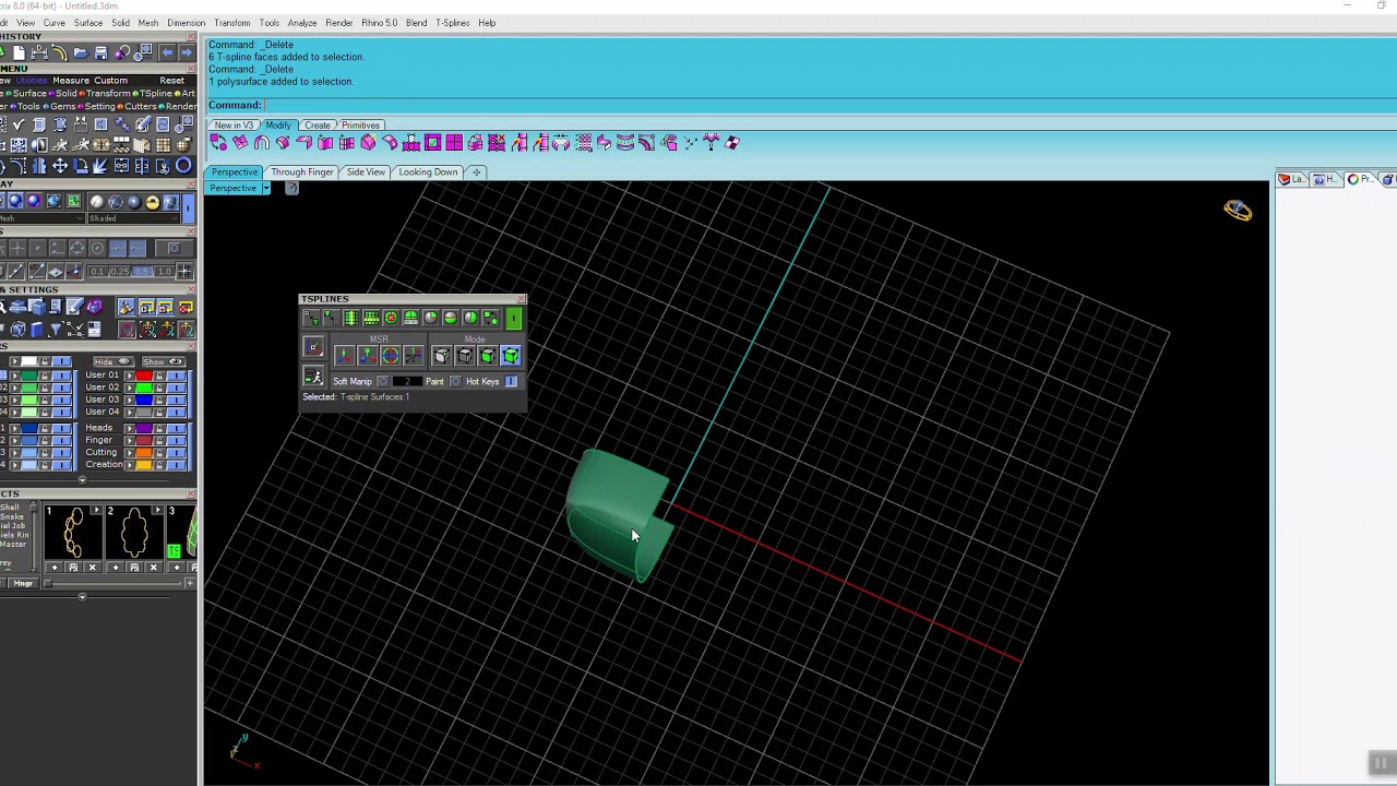 Tsplines Symetry