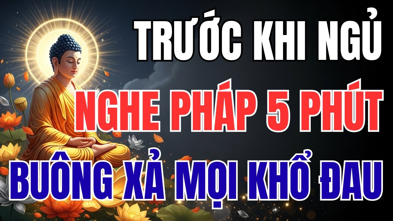 Trước Khi Ngủ Nghe 5 Phút Pháp Này – Buông Muộn Phiền, Nhận An Lạc