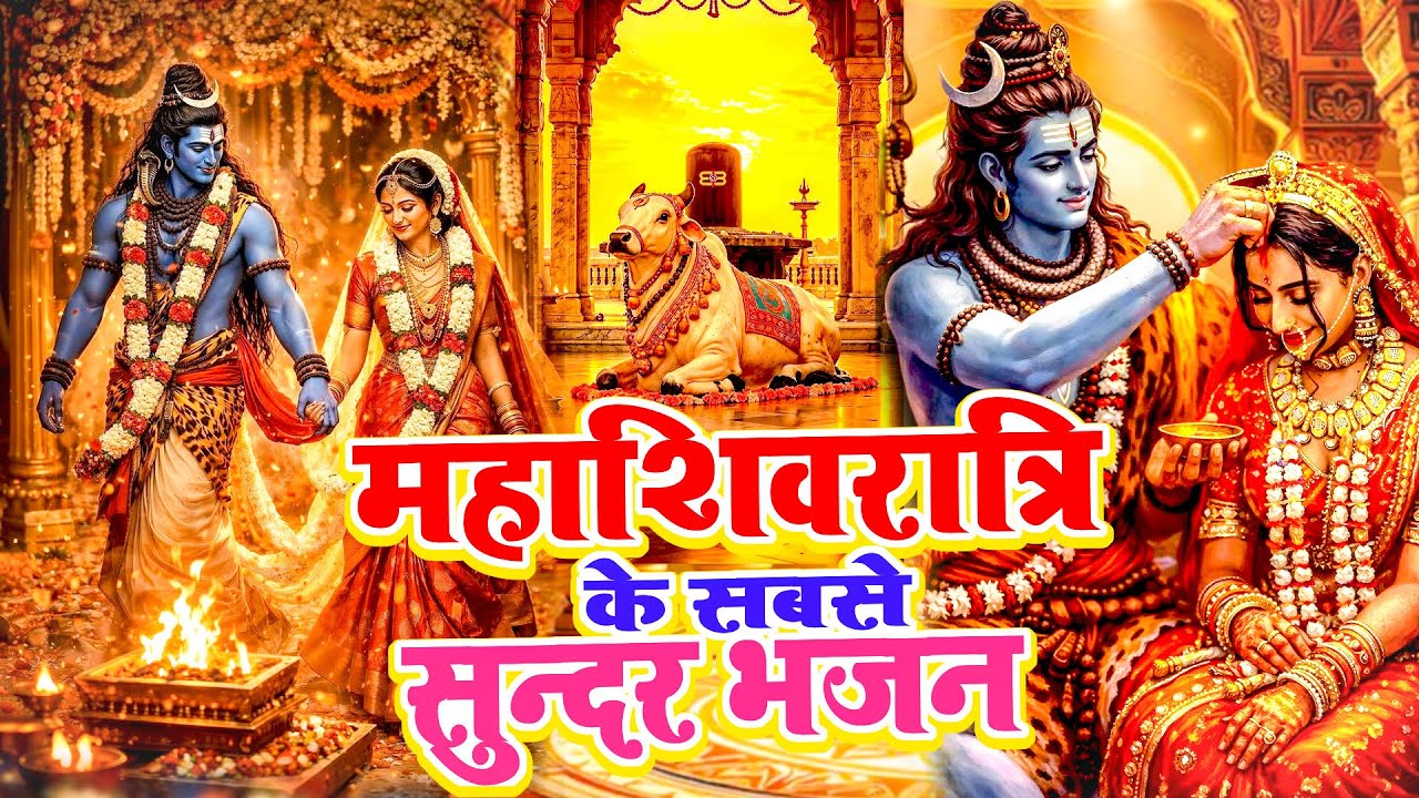महाशिवरात्रि के सबसे सुन्दर भजन | Nonstop Top 5 Mahashivratari Special Bhajans | Shiv Gaura Bhajan