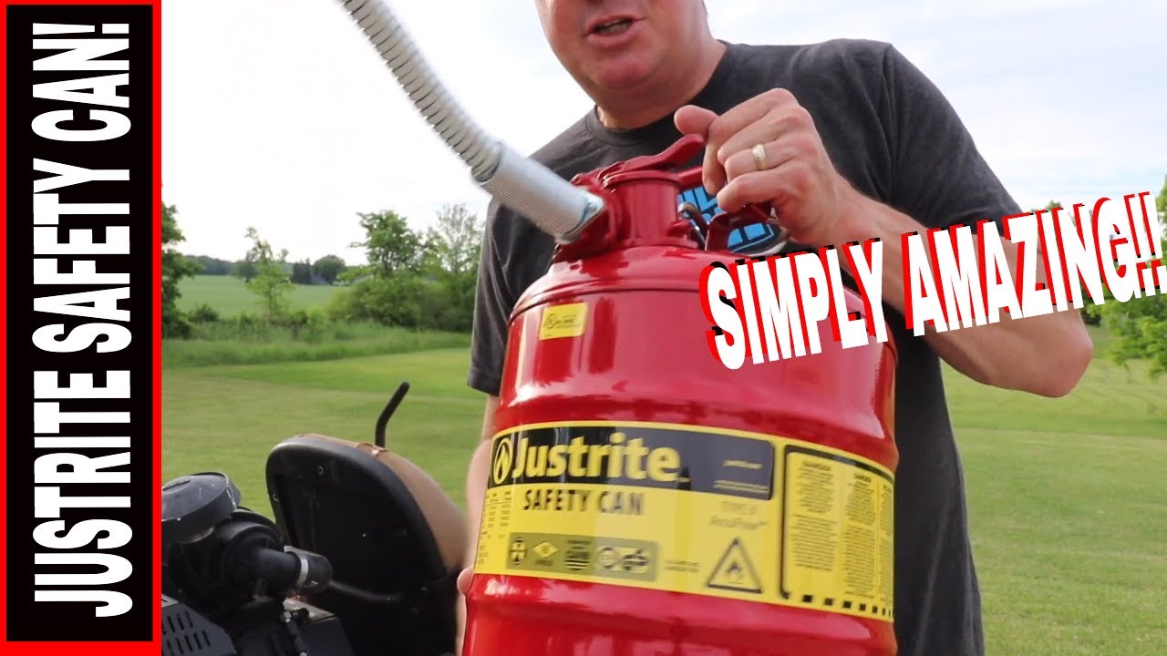 JUSTRITE GALVANIZED STEEL GAS CAN REVIEW 7250130 |  IS THIS THE BEST ONE?
