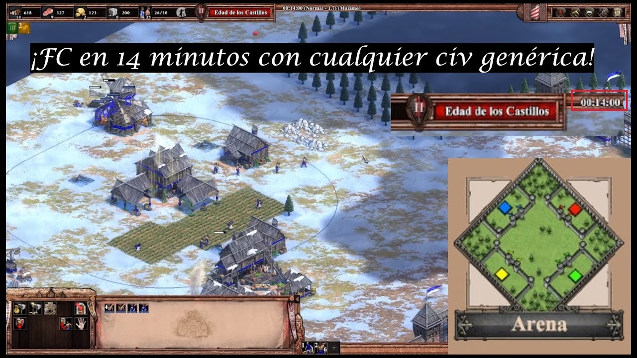 Age of Empires 2 - Como hacer FC en Arena como los PRO